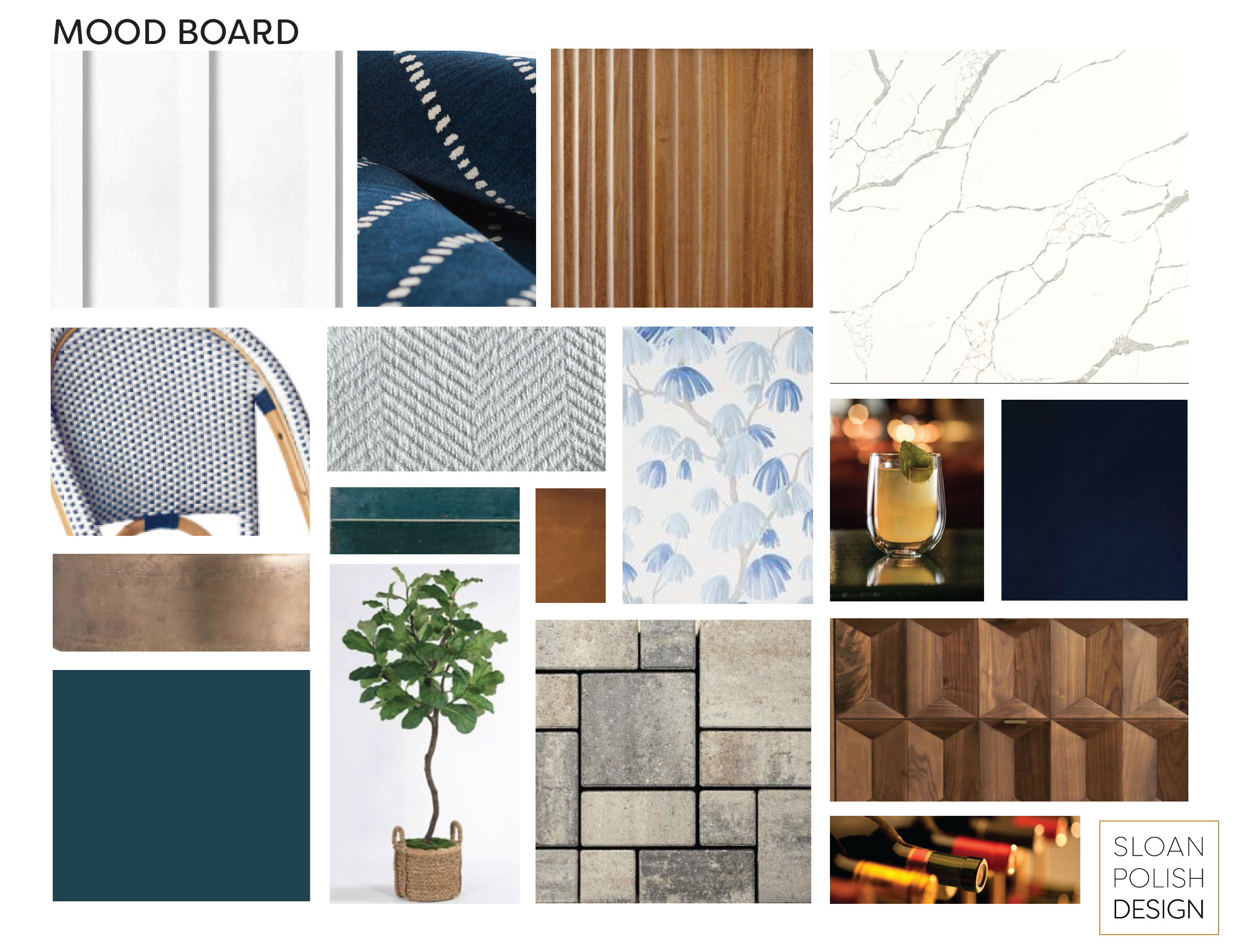 Mood Board for Sloan Polish Design